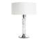 Faunes lamp in clear crystal, chrome finish - Lalique